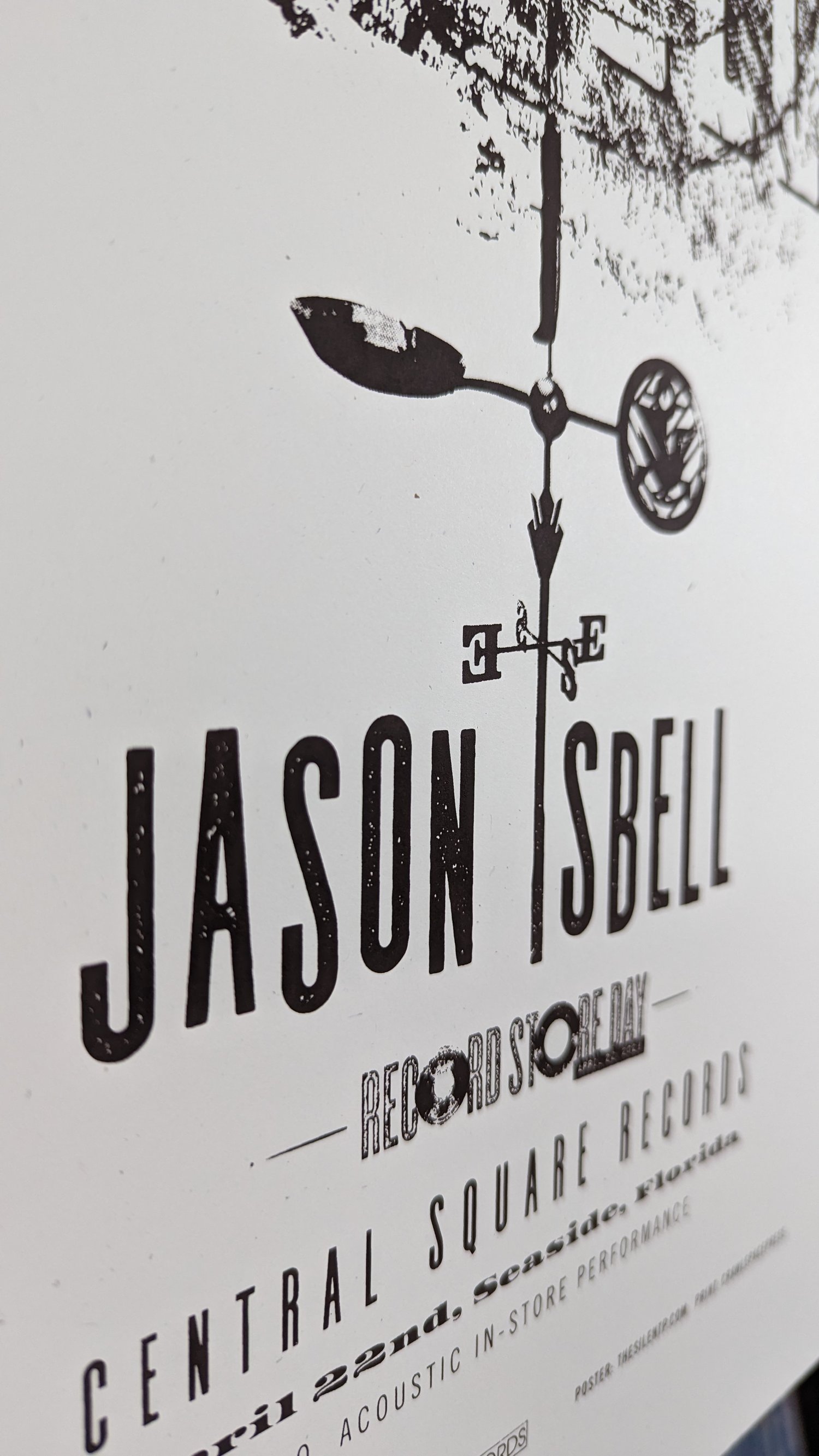 Jason Isbell, Special Record Store Day Poster TheSilentP