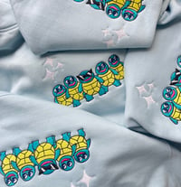 Image 1 of Squirtle squad hoodie 💙 (baby blue) 