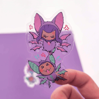 Image 1 of Nandor and Guillermo Bat Clear Sticker