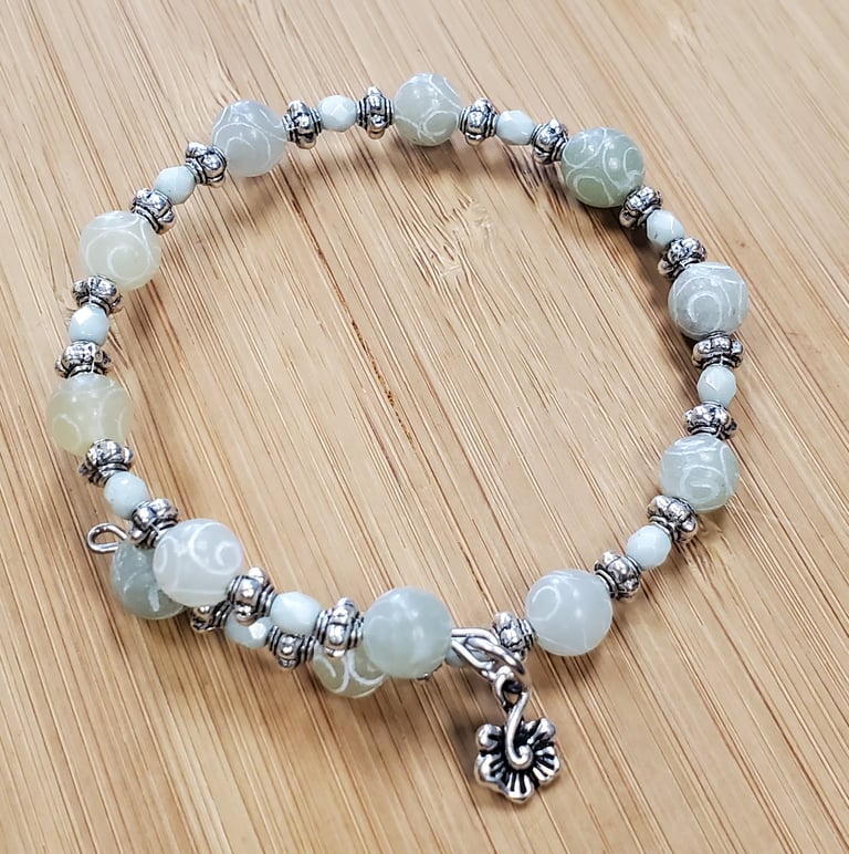 Carved Jade Bracelet Image 2