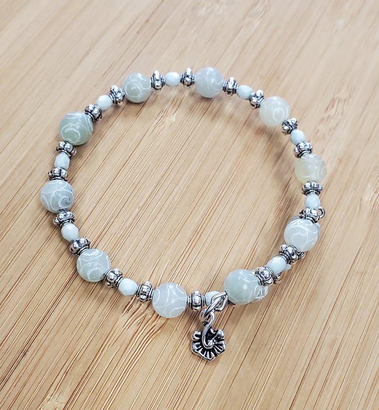 Carved Jade Bracelet 