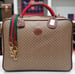 Image of Vtg. Gucci Brown Mini Monogram Travel Bag