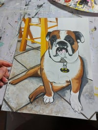 Pet Portrait Paintings Handpainted, Original Art, Pet Lovers Gift