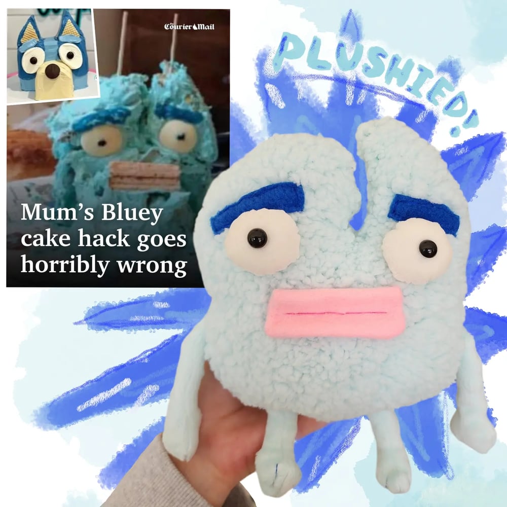 Image of Bluey "cake" plush