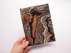 Autumn Geode - Mini Painting on Paper