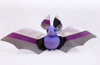 Image 2 of Demisexual pride bat - Made to order - Multiple colour options