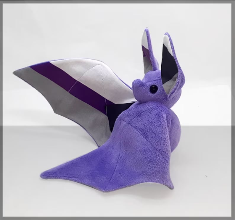 Image of Demisexual pride bat - Made to order - Multiple colour options