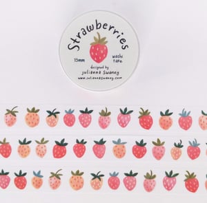 Image of Strawberries Washi Tape
