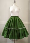 Monika Skirt - Green Linen Blend