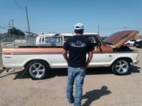Image 3 of '73-'79 Ford F100 Truck T-Shirts Hoodies Banners