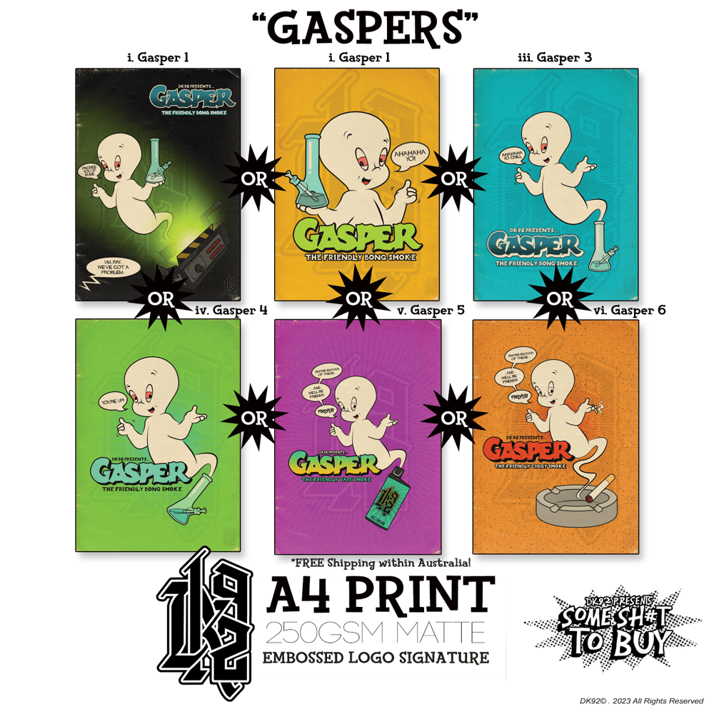 Image of "Gasper" - A4 Prints