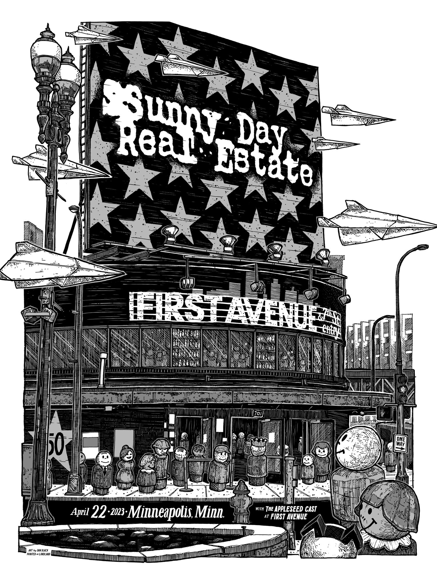 Sunny Day Real Estate (Minneapolis) • L.E. Official Poster (18" x 24