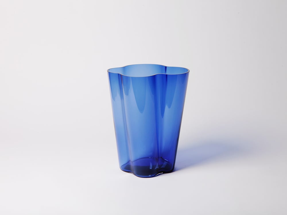 Image of Vase Alvar Aalto ultramarin hoch