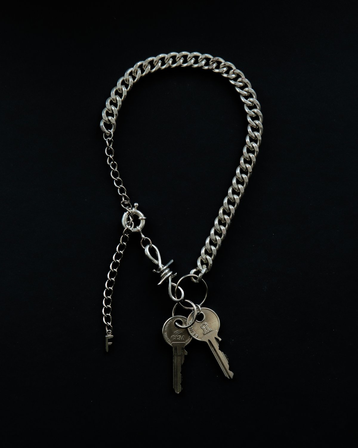 Image of Double Key Necklace 
