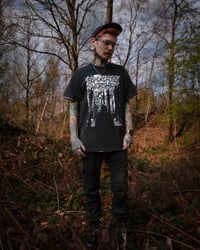Image 1 of Mörka skogar - black cross worship tee
