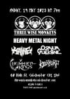 Heavy Metal at Three Wise Monkeys, Colchester (19/5/2023)