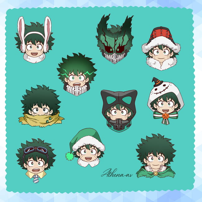 [PREORDER] BKDK CHIBI FACES GLASSES WIPES | Athena-av