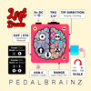 Pedal Brainz | Left Brain - PURPLE