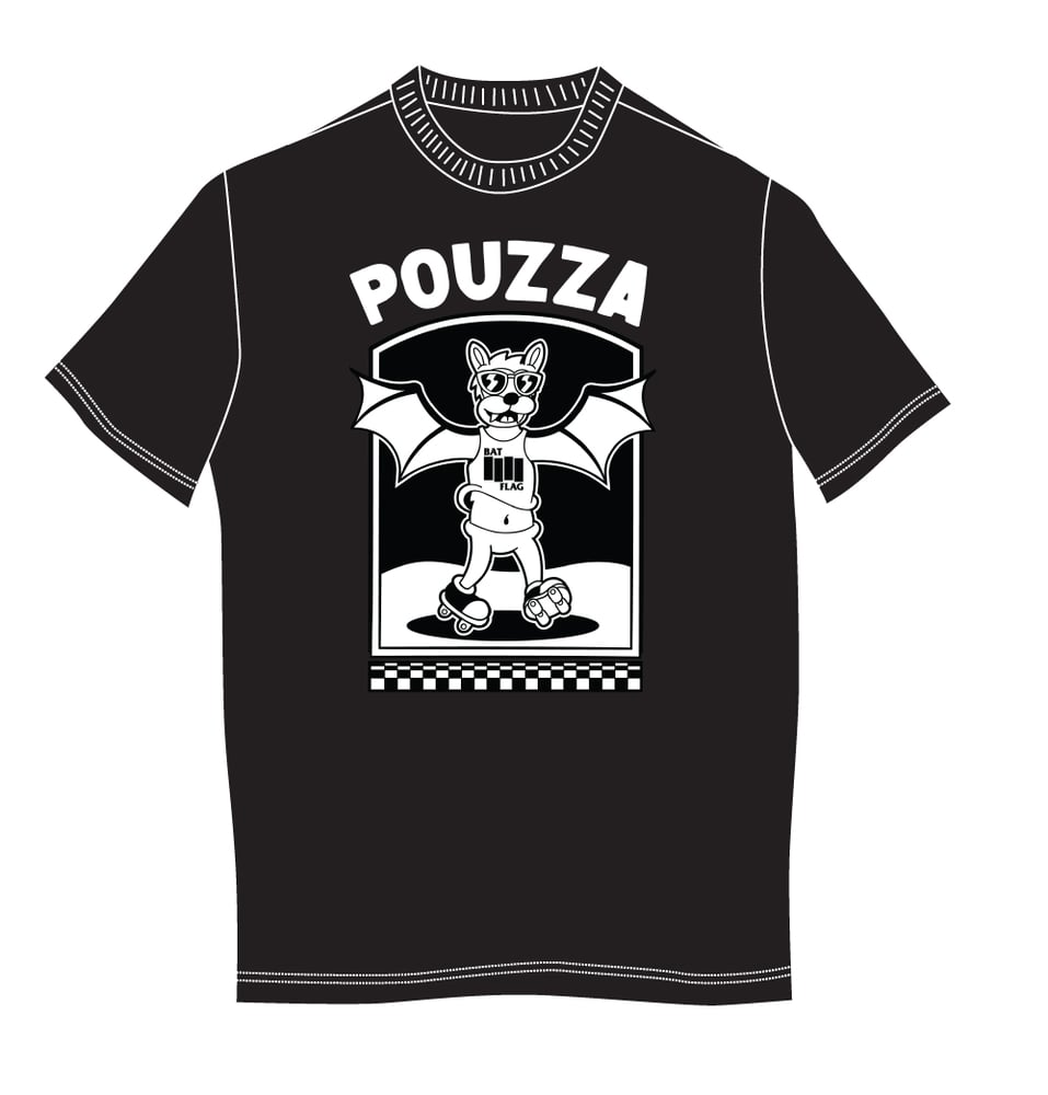 Image de T-Shirt Pouzza " BAT FLAG " by Chris Morin