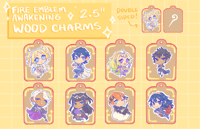 Fire Emblem Awakening Wood Charms