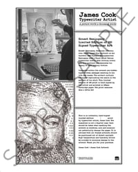 Image 5 of PRE ORDER Ernest Hemingway, Hand-Signed Limited Edition of 200 Typewriter Ar