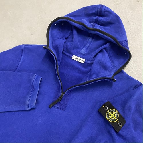 Image of AW 2009 Stone Island 1/4 zip up hoodie, size large