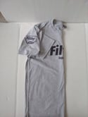 Filthy Supply Co. Team Filthy Logo Retro arm patch T-shirt Grey