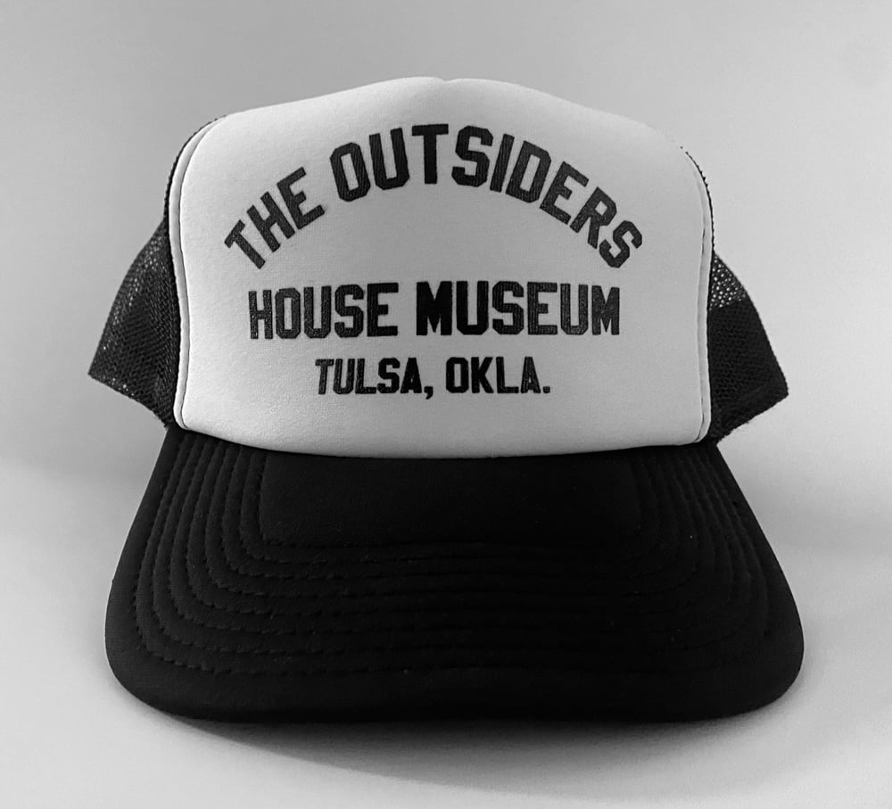 Image of The Outsiders House Museum Trucker Hat. 