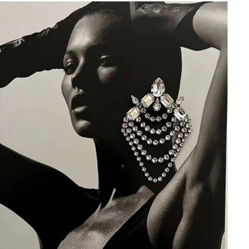 Image of Nalia crystal earrings