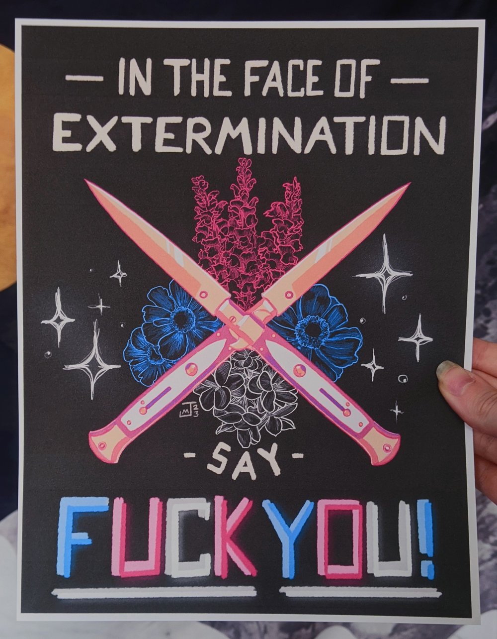 Image of "Say FUCK YOU" Prints