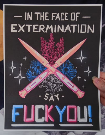 Image of "Say FUCK YOU" Prints