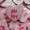 Pronoun Pins 