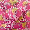 Miss Peach Sticker