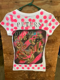 Image 1 of DUANE PETERS PAINTED TEE ONE OF A KIND SZ L GIRLS 