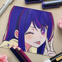 Image 1 of Original Drawing | Ai Hoshino | Oshi no Ko