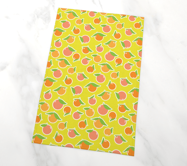 Oranges Tea Towel 