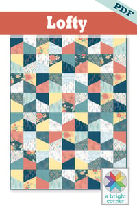 Image 1 of Lofty Quilt Pattern - PDF Version