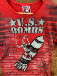Image 4 of US BOMBS ROCKET TO RUSSIA TEE sz sm mens 
