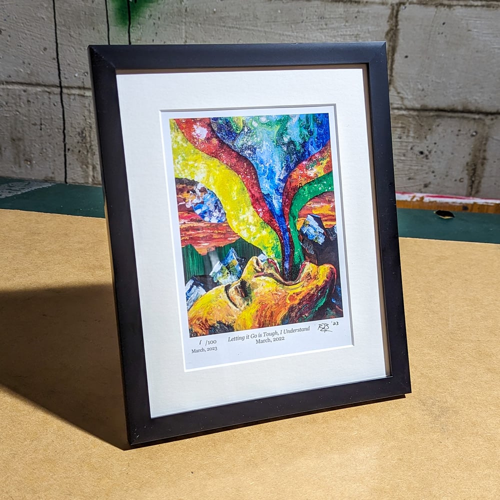 Image of |||SIGNED PRINT||| Letting it Go Is Tough, I Understand