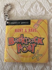 Backpack Poet Rat & Rave