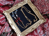 RED GEM Glasses Chain