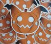 Mimikyu Glowing Jack-O-Lantern Sticker