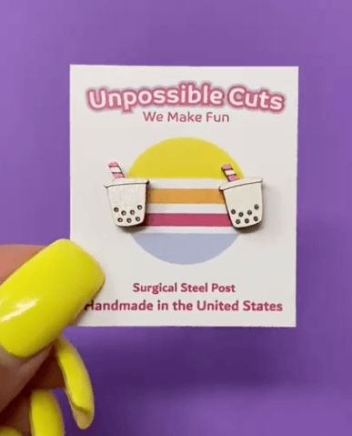 Image of Boba Tea Earrings