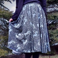 Image 1 of Unicorn Tapestry Midi Skirt PREORDER