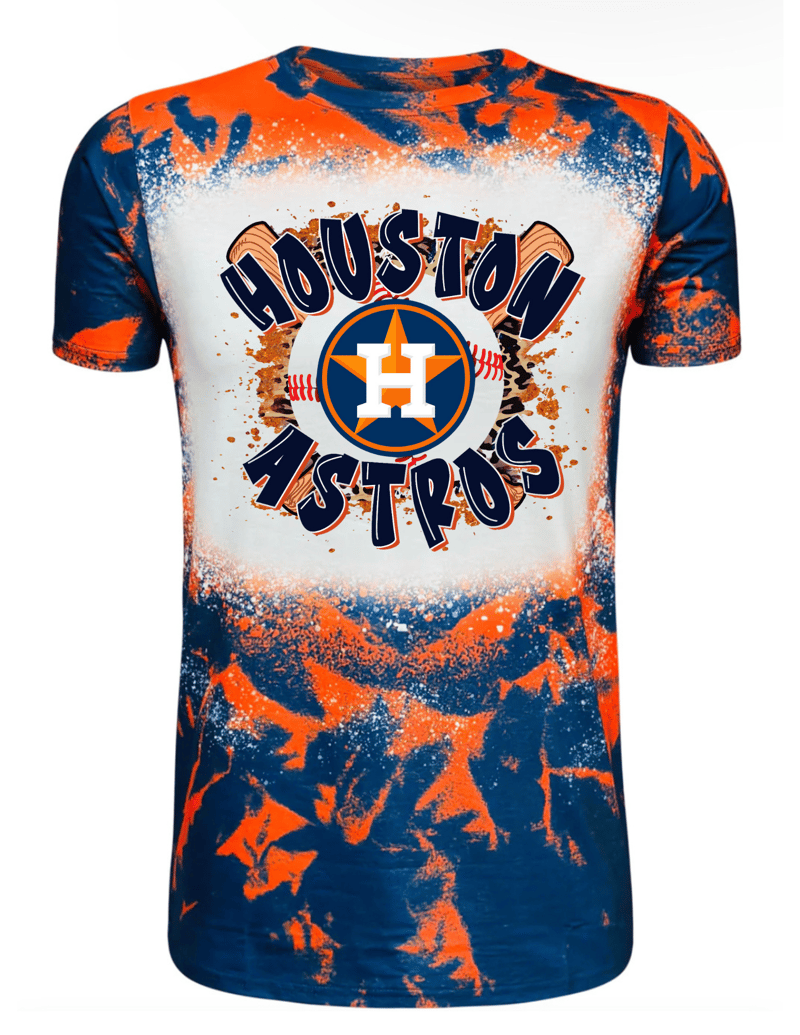 Houston Astros Bleached T-Shirt - Backstage Boutique