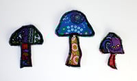 Set of 3 Medium Mushroom patches