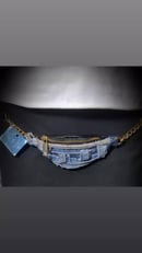 Image 3 of Tasty Raw Edge Denim On The Go Mini Waist Chain Pack