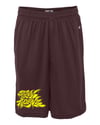 CROWN OF THORNZ LOGO SHORTS WITH POCKETS (IN STOCK)