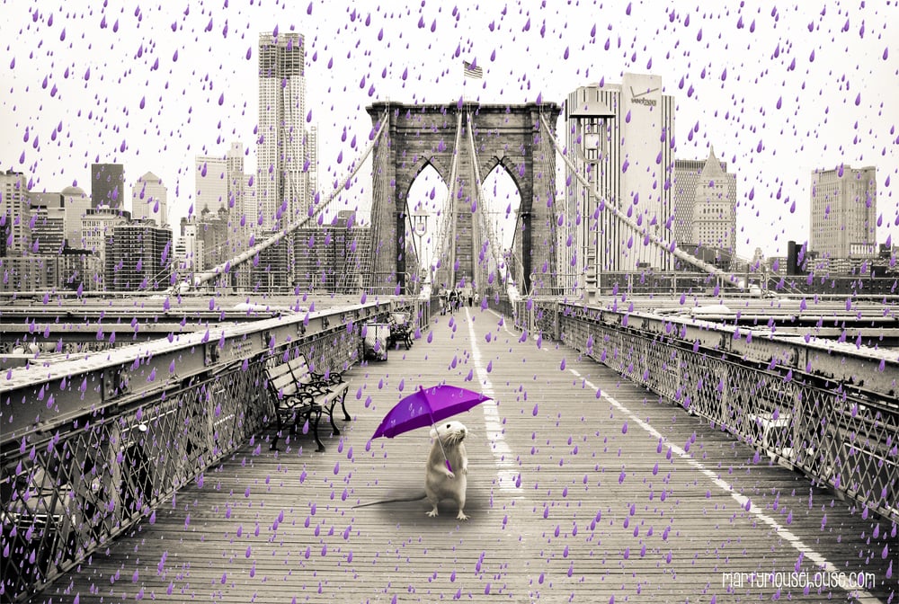 Image of Marty's PURPLE RAIN Tribute print