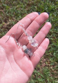 Image 1 of Fluorite Dangle Earrings